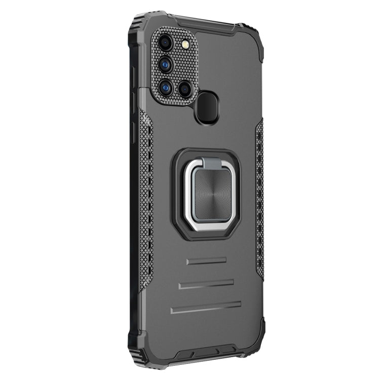 For Samsung Galaxy A21s Lanyard Aluminum TPU Case