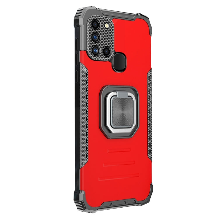 For Samsung Galaxy A21s Lanyard Aluminum TPU Case