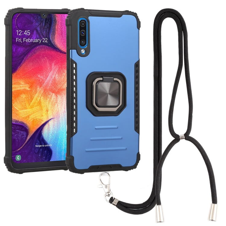 For Samsung Galaxy A50/A50s/A30s/M10s Lanyard Aluminum TPU Case