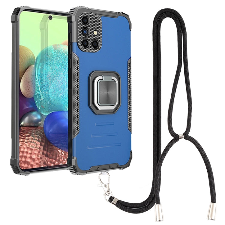 For Samsung Galaxy A51 / A31 Lanyard Aluminum TPU Case
