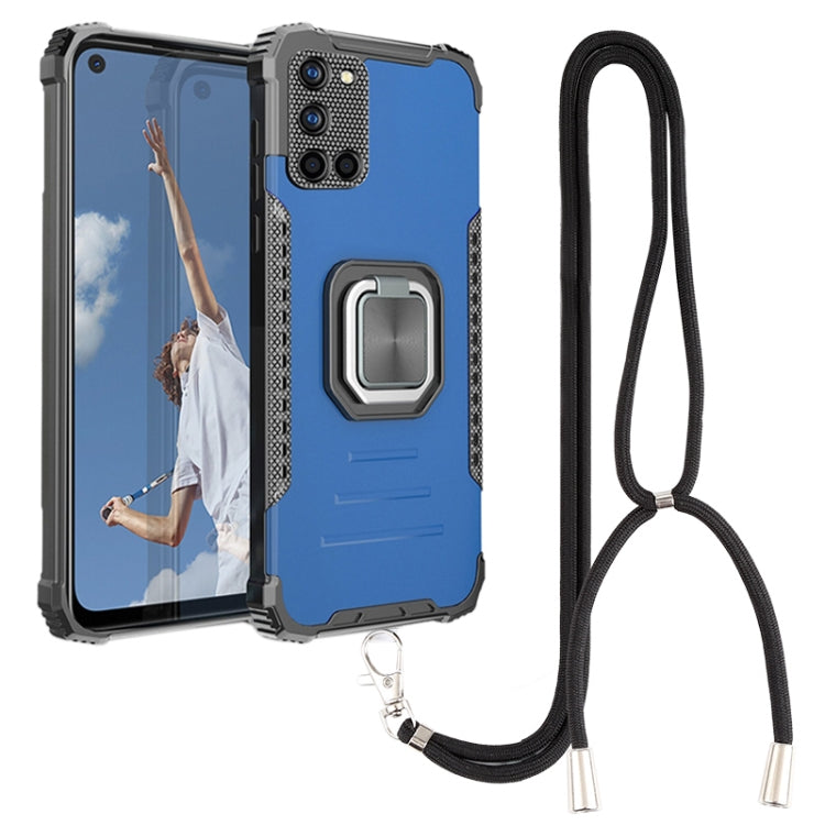 For Samsung Galaxy A52 4G / 5G Lanyard Aluminum TPU Case