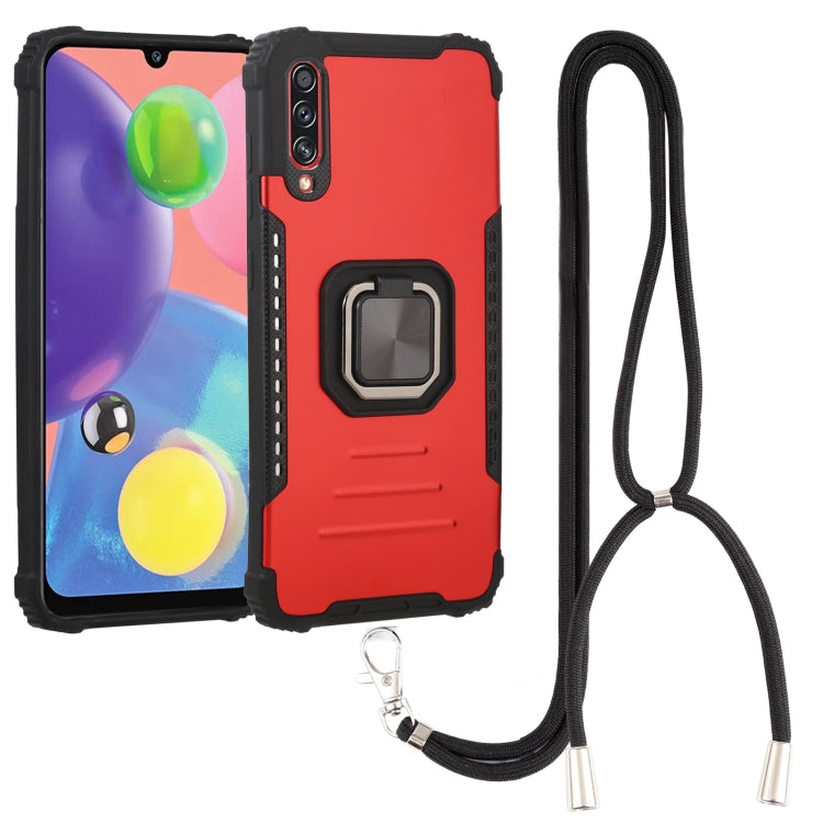 For Samsung Galaxy A70 / A70s Lanyard Aluminum TPU Case