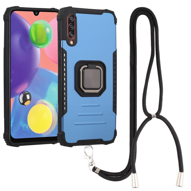 For Samsung Galaxy A70 / A70s Lanyard Aluminum TPU Case