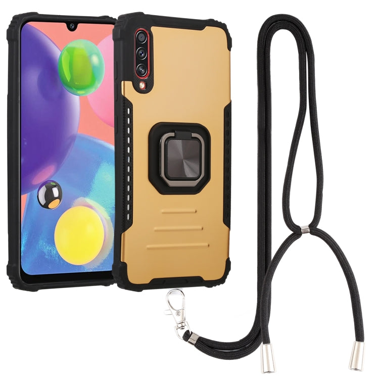 For Samsung Galaxy A70 / A70s Lanyard Aluminum TPU Case