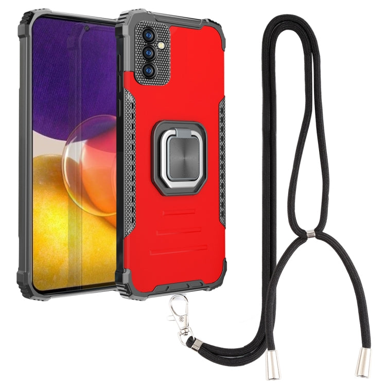 For Samsung Galaxy A82 5G Lanyard Aluminum TPU Case
