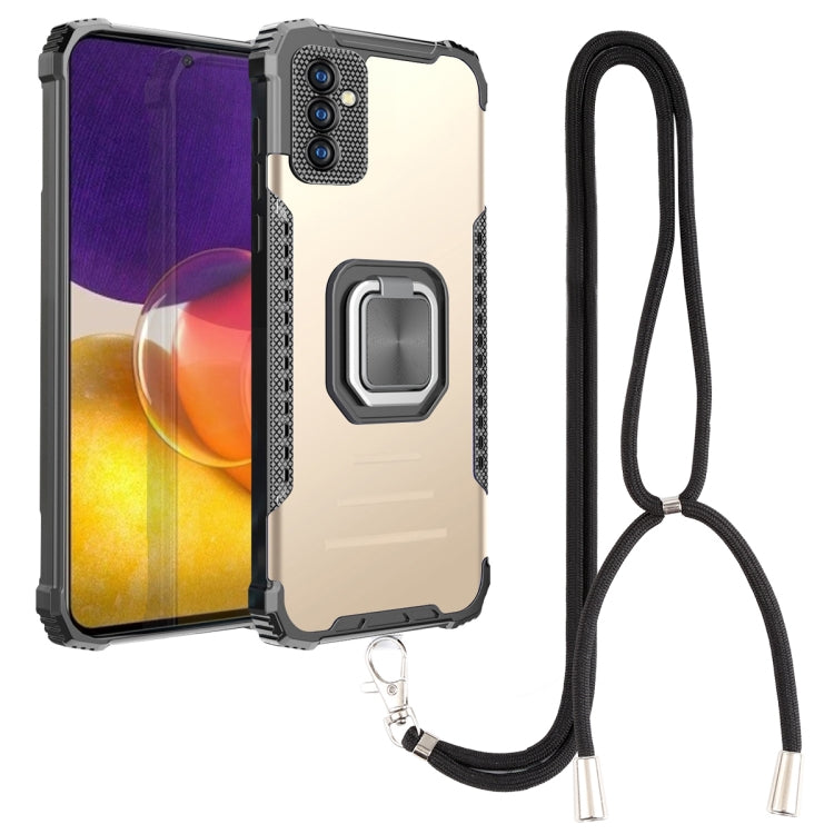 For Samsung Galaxy A82 5G Lanyard Aluminum TPU Case