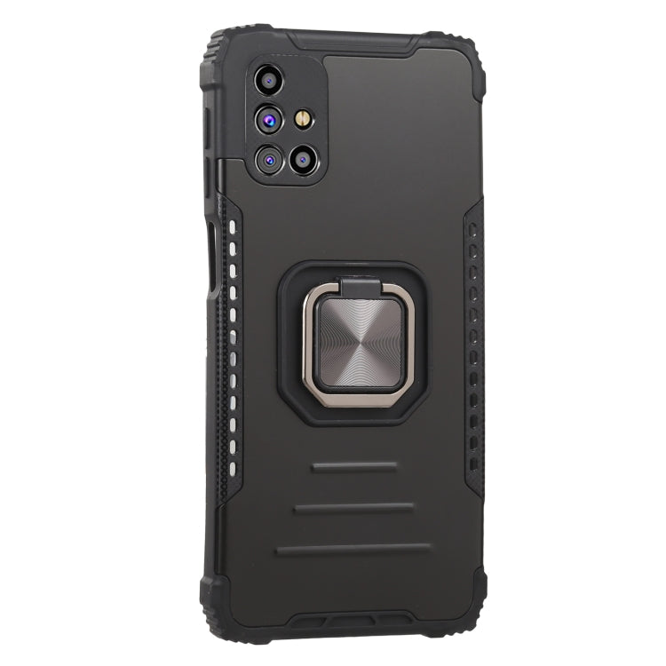 For Samsung Galaxy M31s Lanyard Aluminum TPU Case