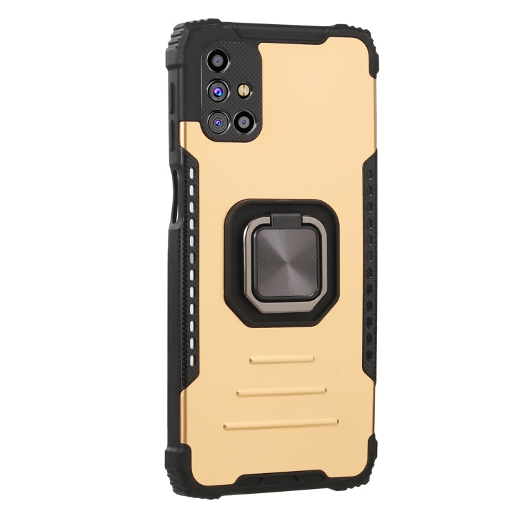 For Samsung Galaxy M31s Lanyard Aluminum TPU Case