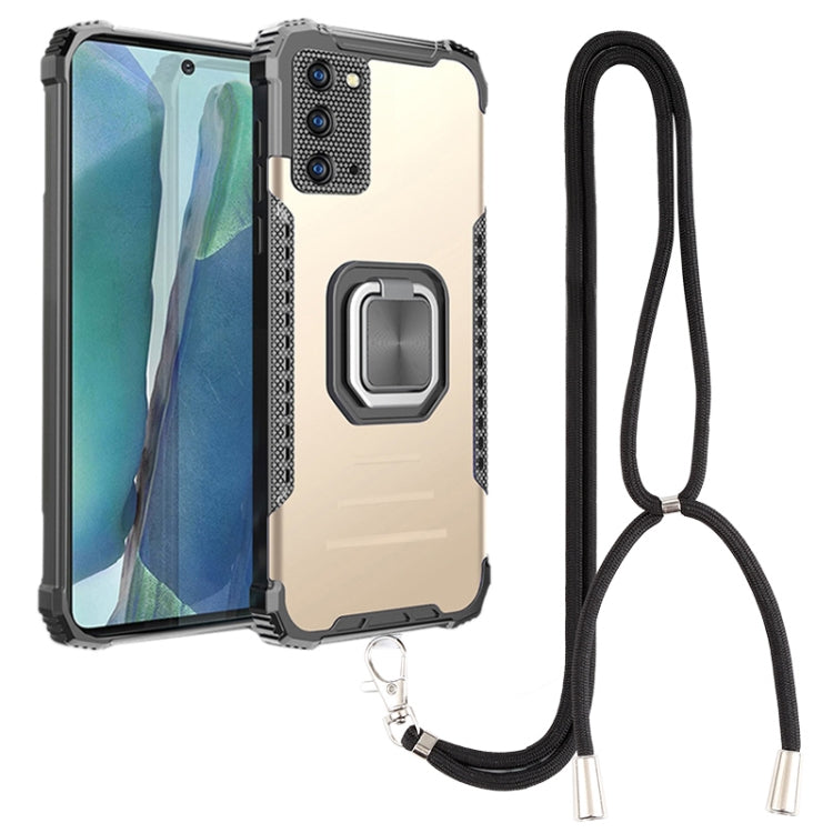For Samsung Galaxy Note20 Lanyard Aluminum TPU Case