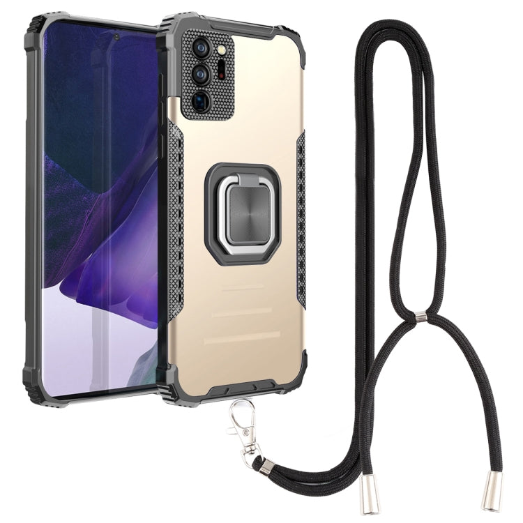 For Samsung Galaxy Note20 Ultra Lanyard Aluminum TPU Case