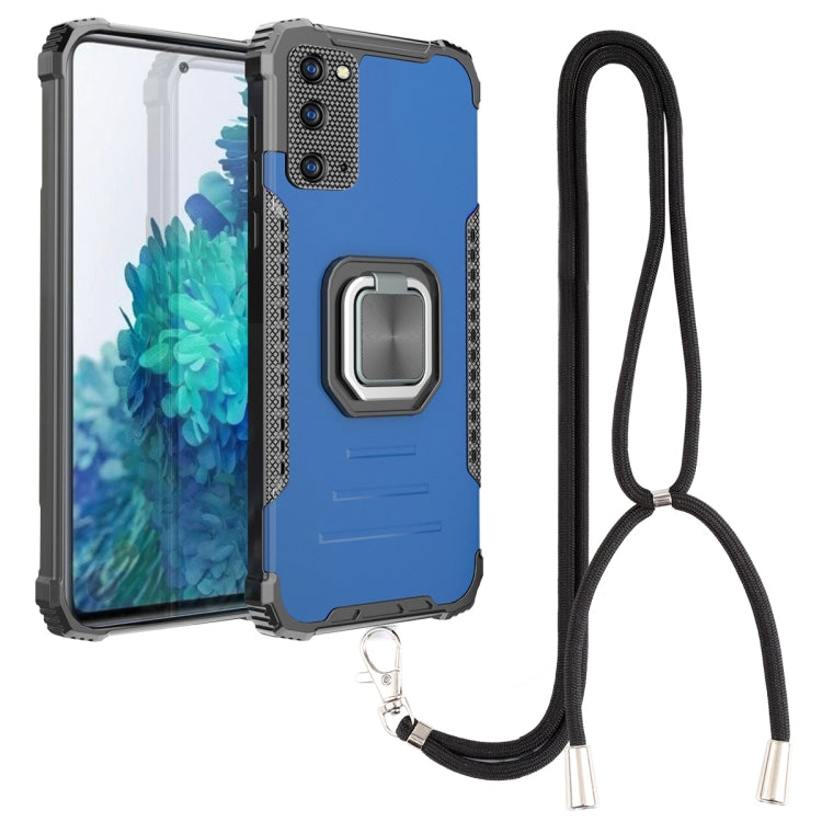 For Samsung Galaxy S20 FE Lanyard Aluminum TPU Case