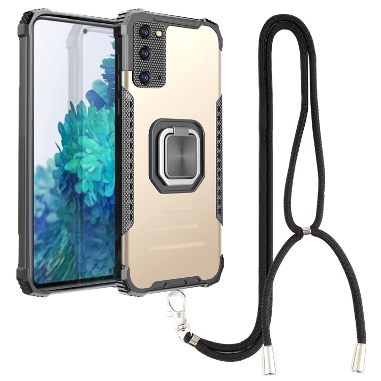 For Samsung Galaxy S20 FE Lanyard Aluminum TPU Case