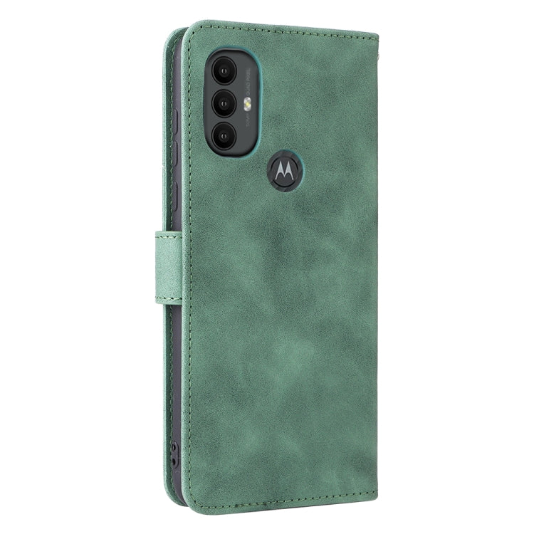 For Motorola Moto G Power 2022 Skin Feel Magnetic Horizontal Flip Leather Phone Case