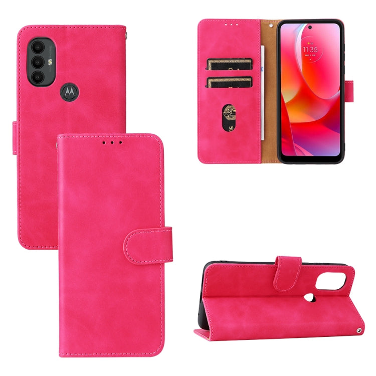For Motorola Moto G Power 2022 Skin Feel Magnetic Horizontal Flip Leather Phone Case
