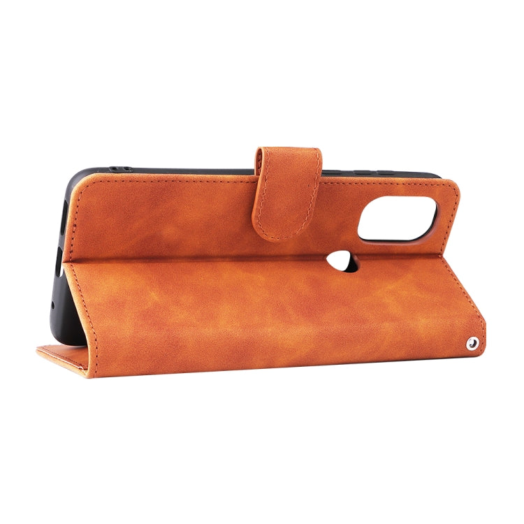 For Motorola Moto G Power 2022 Skin Feel Magnetic Horizontal Flip Leather Phone Case