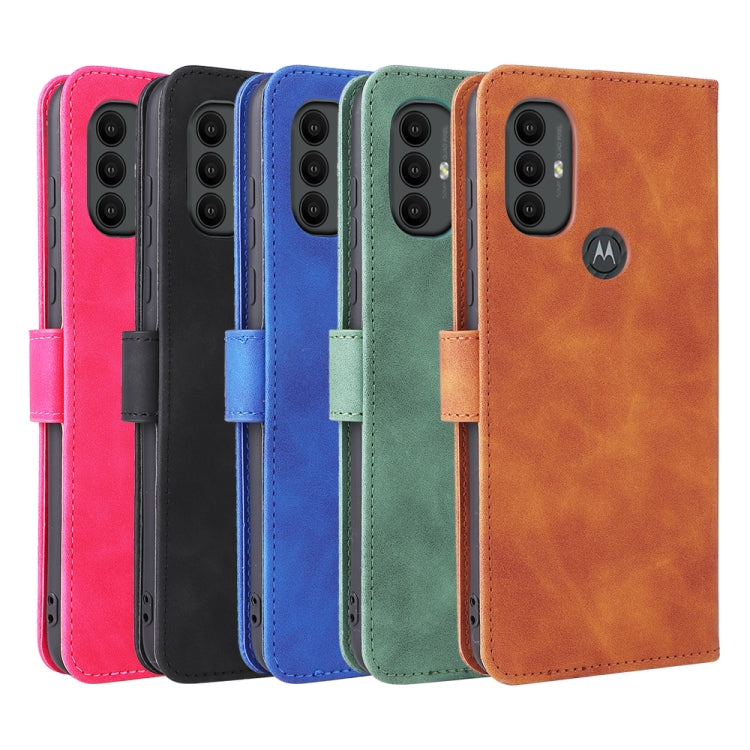 For Motorola Moto G Power 2022 Skin Feel Magnetic Horizontal Flip Leather Phone Case