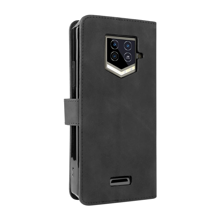 For Oukitel WP15 5G Solid Color Skin Feel Magnetic Buckle Leather Phone Case