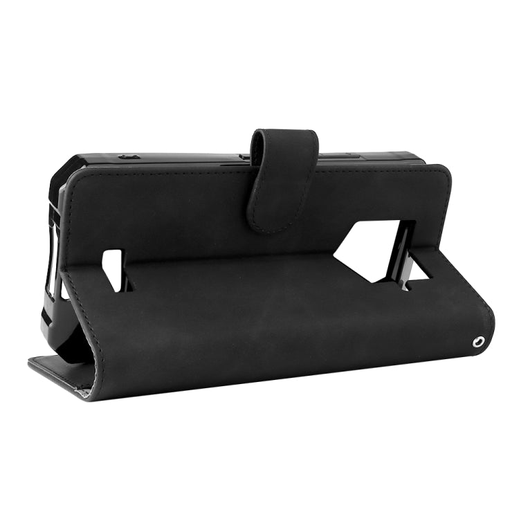 For Oukitel WP15 5G Solid Color Skin Feel Magnetic Buckle Leather Phone Case