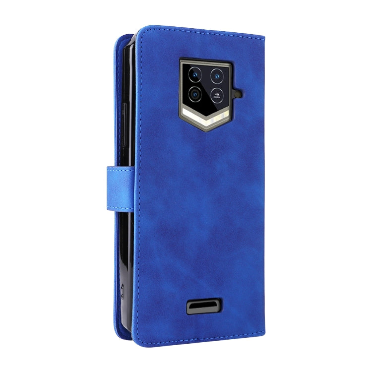 For Oukitel WP15 5G Solid Color Skin Feel Magnetic Buckle Leather Phone Case