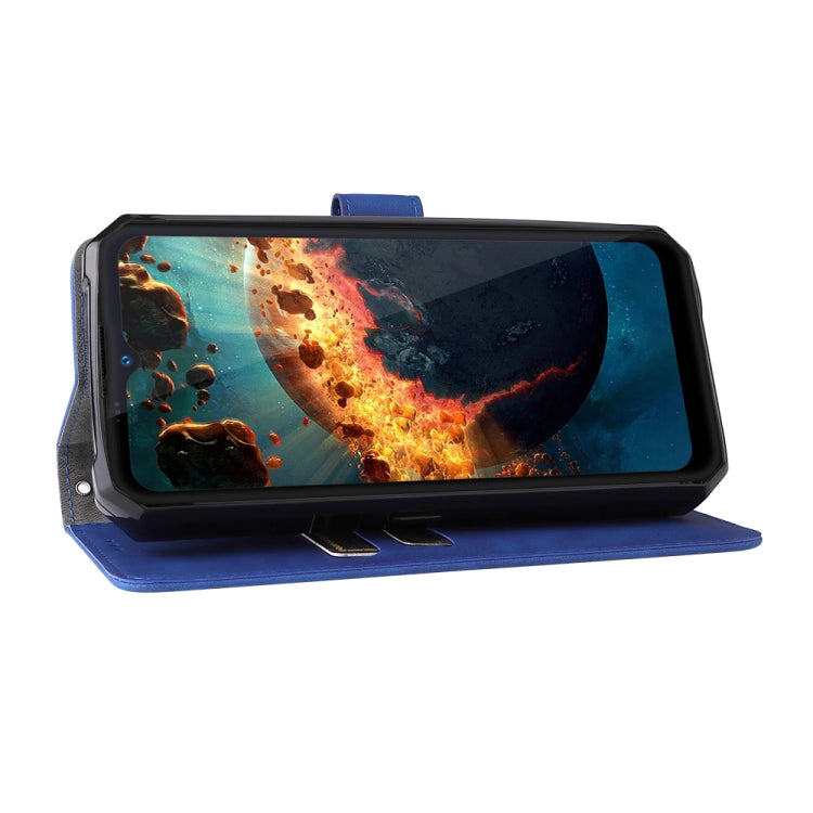 For Oukitel WP15 5G Solid Color Skin Feel Magnetic Buckle Leather Phone Case