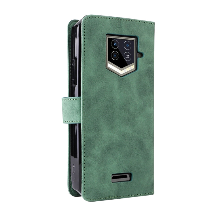 For Oukitel WP15 5G Solid Color Skin Feel Magnetic Buckle Leather Phone Case