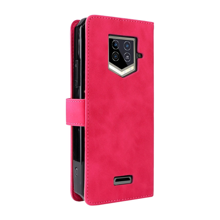For Oukitel WP15 5G Solid Color Skin Feel Magnetic Buckle Leather Phone Case