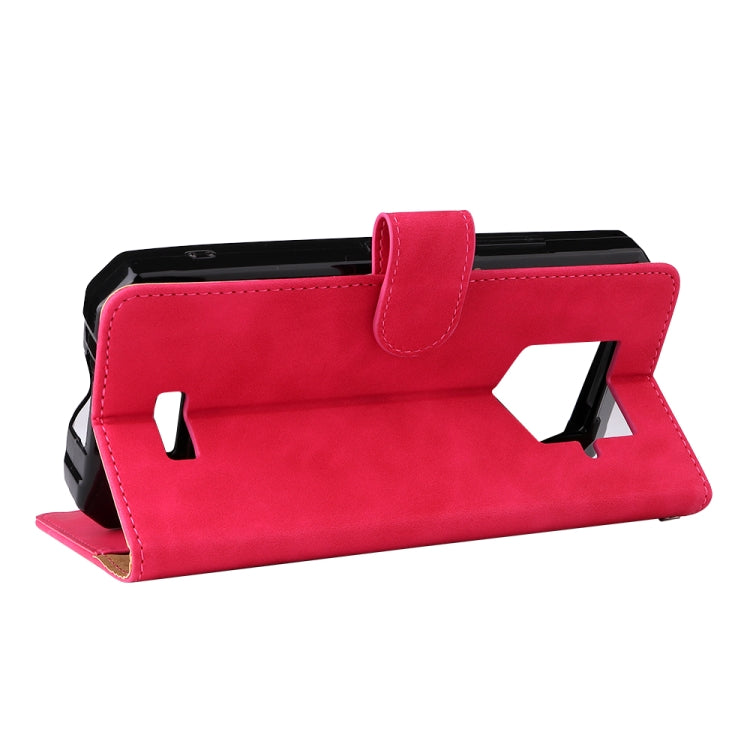 For Oukitel WP15 5G Solid Color Skin Feel Magnetic Buckle Leather Phone Case