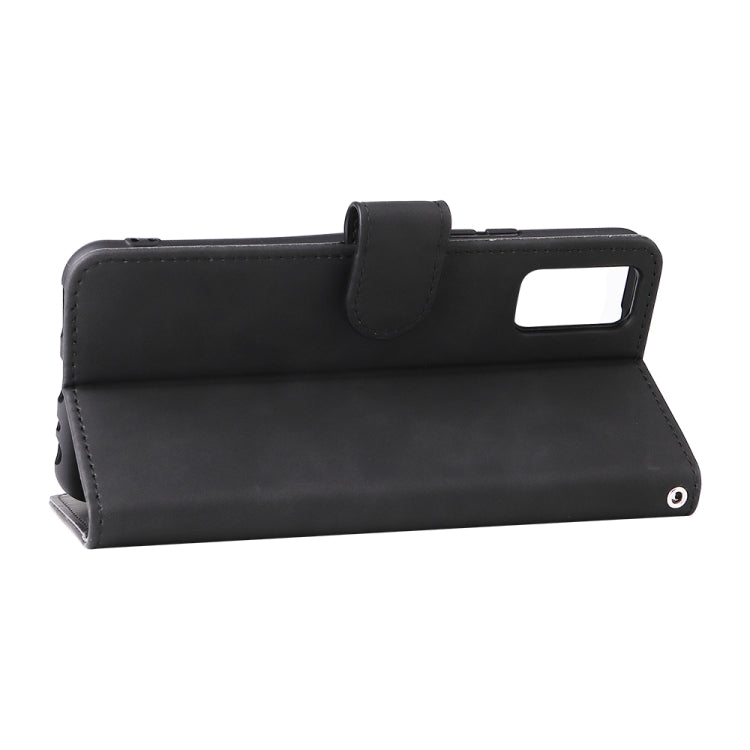 For vivo Y3s 2021 Solid Color Skin Feel Magnetic Buckle Leather Phone Case