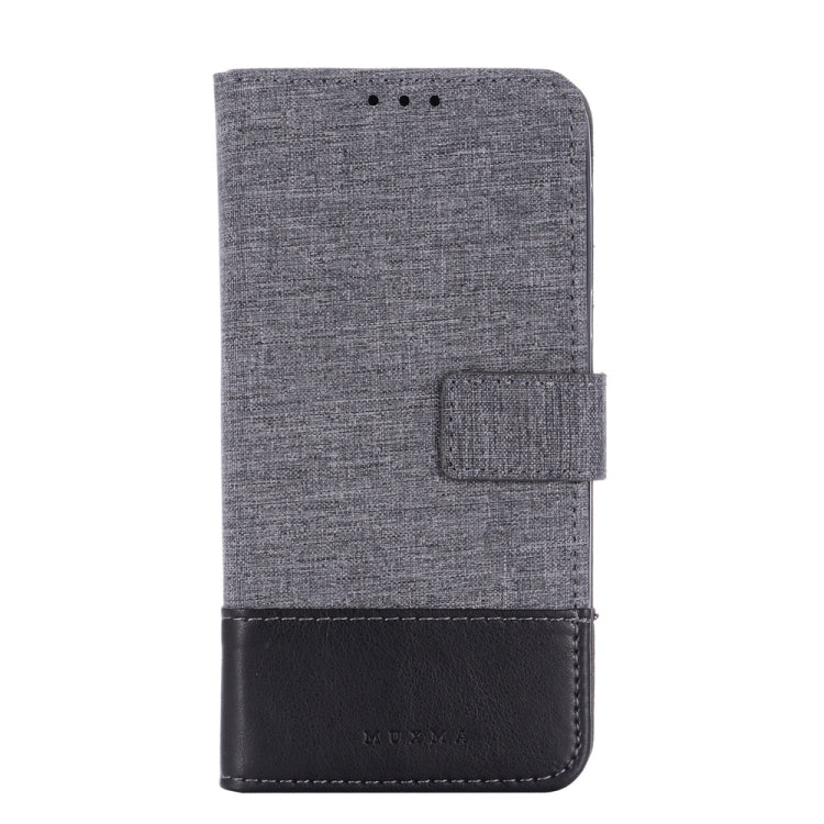 For Galaxy A10 MUMXA MX102 Horizontal Flip Canvas Stitching Leather Case with Holder & Card Slots & Wallet