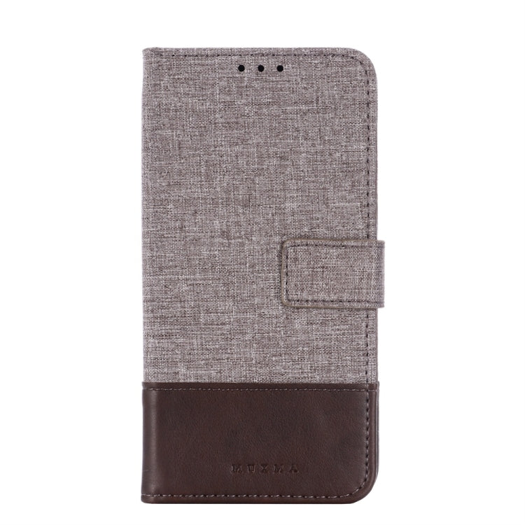 For Galaxy A10 MUMXA MX102 Horizontal Flip Canvas Stitching Leather Case with Holder & Card Slots & Wallet