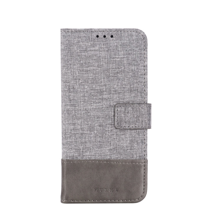 For Galaxy A50s MUMXA MX102 Horizontal Flip Canvas Stitching Leather Case with Holder & Card Slots & Wallet