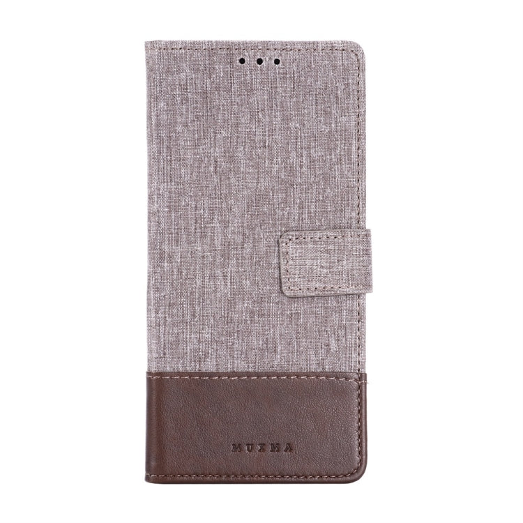 For Galaxy A90 5G MUMXA MX102 Horizontal Flip Canvas Stitching Leather Case with Holder & Card Slots & Wallet(Brown)