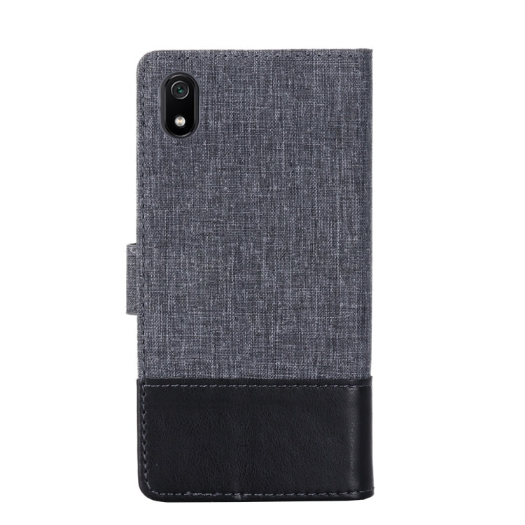 For Xiaomi Redmi 7A MUMXA MX102 Horizontal Flip Canvas Stitching Leather Case with Holder & Card Slots & Wallet