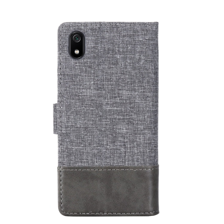 For Xiaomi Redmi 7A MUMXA MX102 Horizontal Flip Canvas Stitching Leather Case with Holder & Card Slots & Wallet