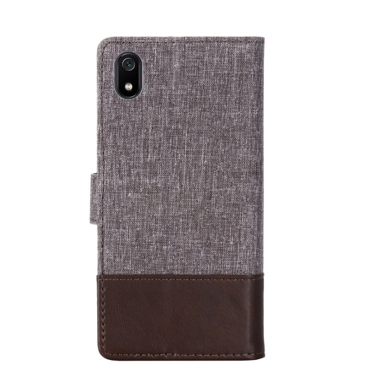 For Xiaomi Redmi 7A MUMXA MX102 Horizontal Flip Canvas Stitching Leather Case with Holder & Card Slots & Wallet