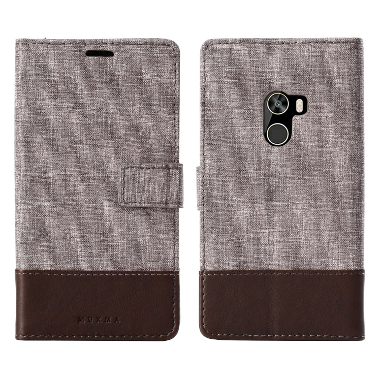 For Xiaomi Mi Mix MUMXA MX102 Horizontal Flip Canvas Stitching Leather Case with Holder & Card Slots & Wallet