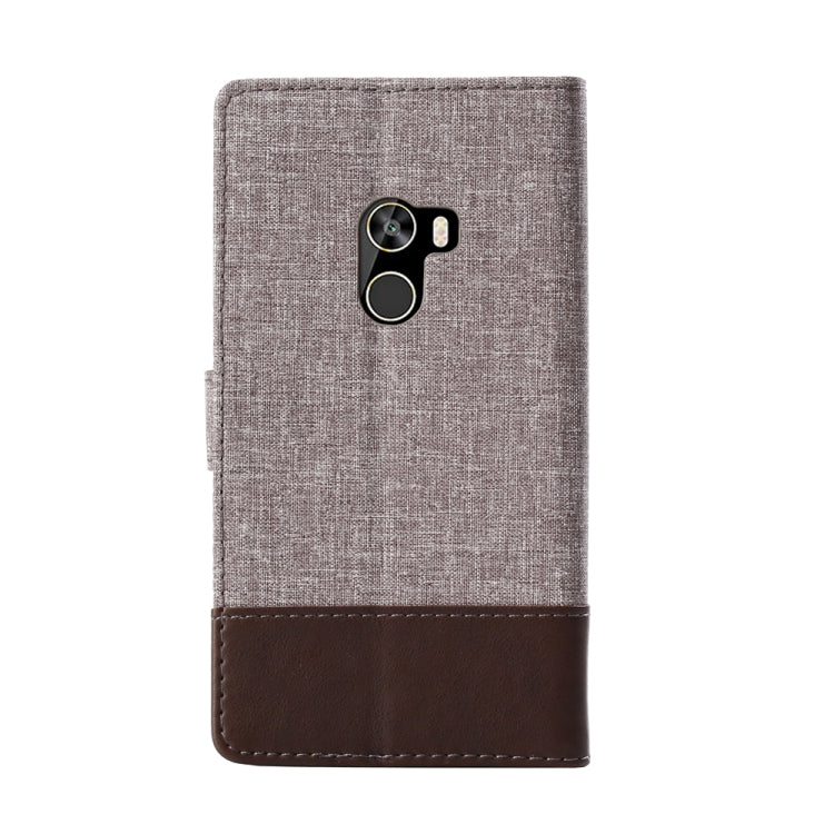 For Xiaomi Mi Mix MUMXA MX102 Horizontal Flip Canvas Stitching Leather Case with Holder & Card Slots & Wallet