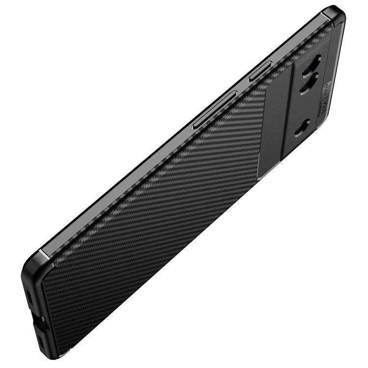 For Google Pixel 6a Carbon Fiber Texture Shockproof TPU Phone Case