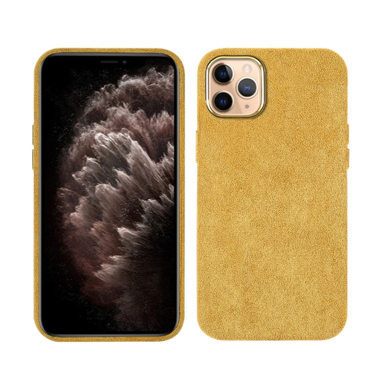 For iPhone 11 Pro Max Plush Roughout PU Phone Case