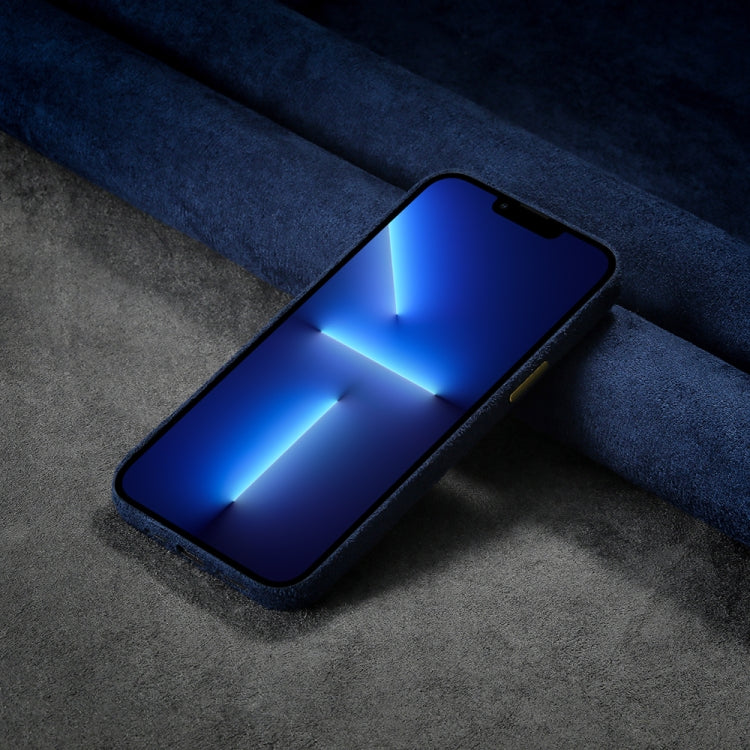 For iPhone 11 Pro Max Plush Roughout PU Phone Case