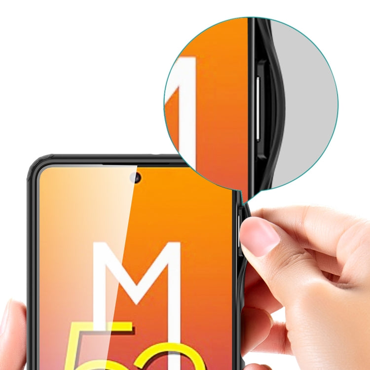 For Samsung Galaxy M52 5G Armor PC + TPU Shockproof Phone Case