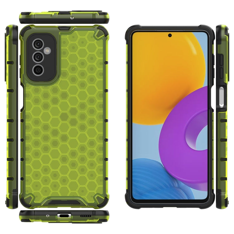 For Samsung Galaxy M52 5G Honeycomb PC + TPU Phone Case