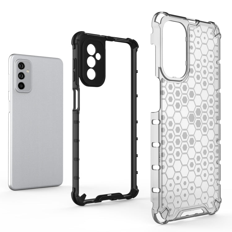 For Samsung Galaxy M52 5G Honeycomb PC + TPU Phone Case