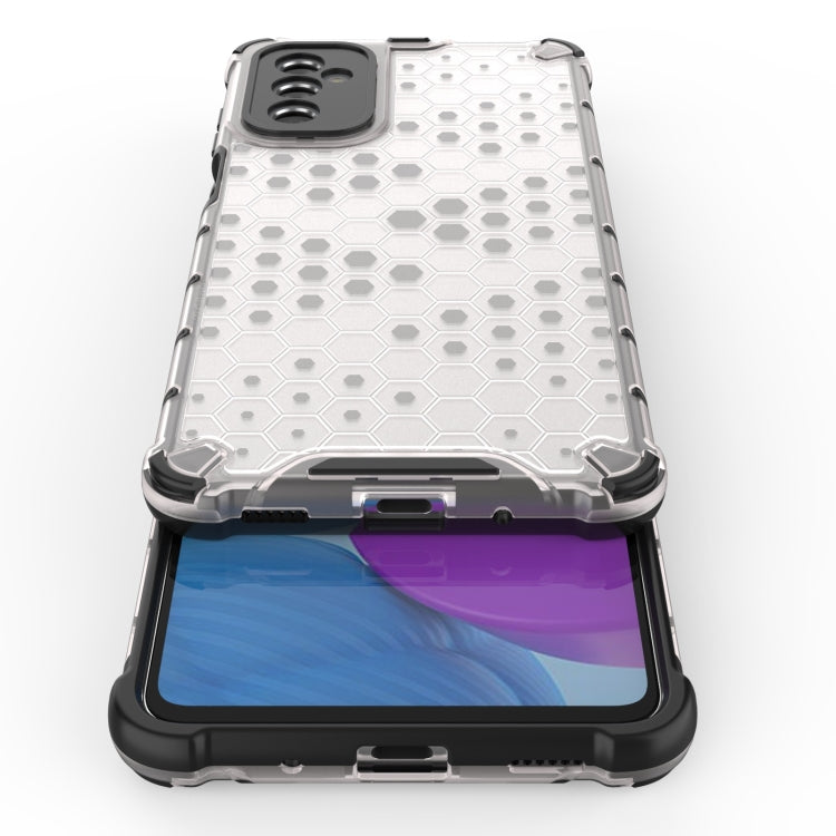 For Samsung Galaxy M52 5G Honeycomb PC + TPU Phone Case