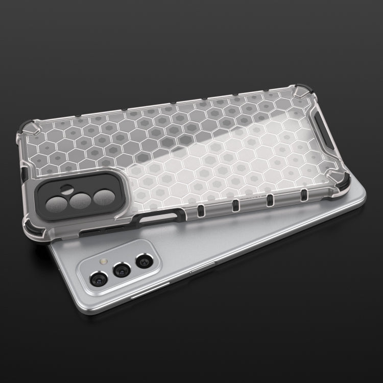 For Samsung Galaxy M52 5G Honeycomb PC + TPU Phone Case