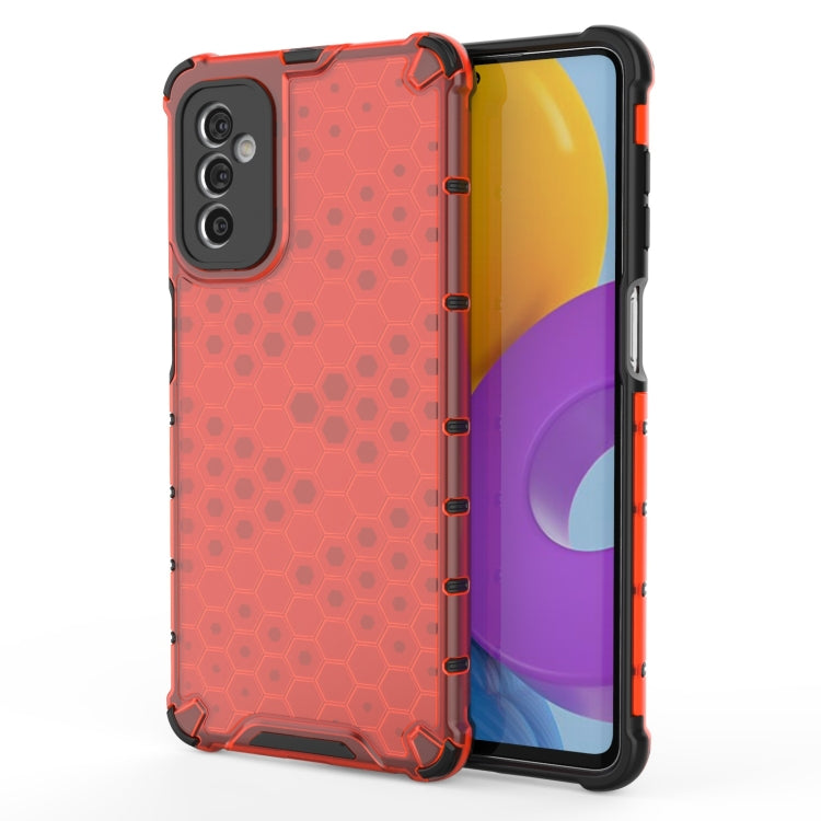 For Samsung Galaxy M52 5G Honeycomb PC + TPU Phone Case