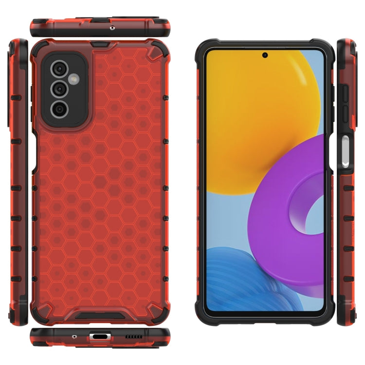 For Samsung Galaxy M52 5G Honeycomb PC + TPU Phone Case
