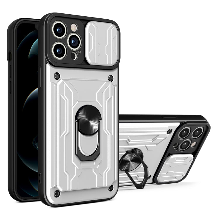 For iPhone 11 Pro Sliding Camshield Card Phone Case