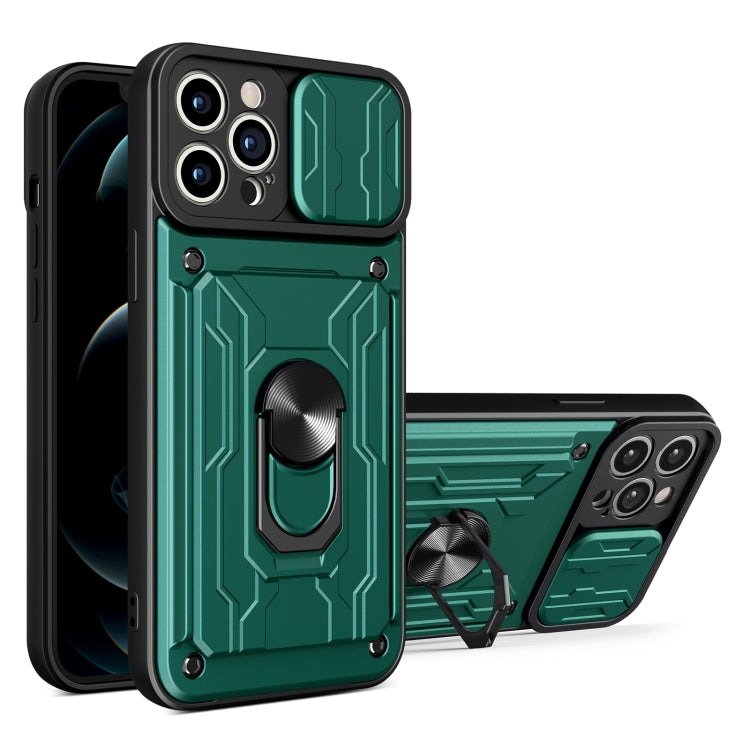 For iPhone 11 Pro Max Sliding Camshield Card Phone Case
