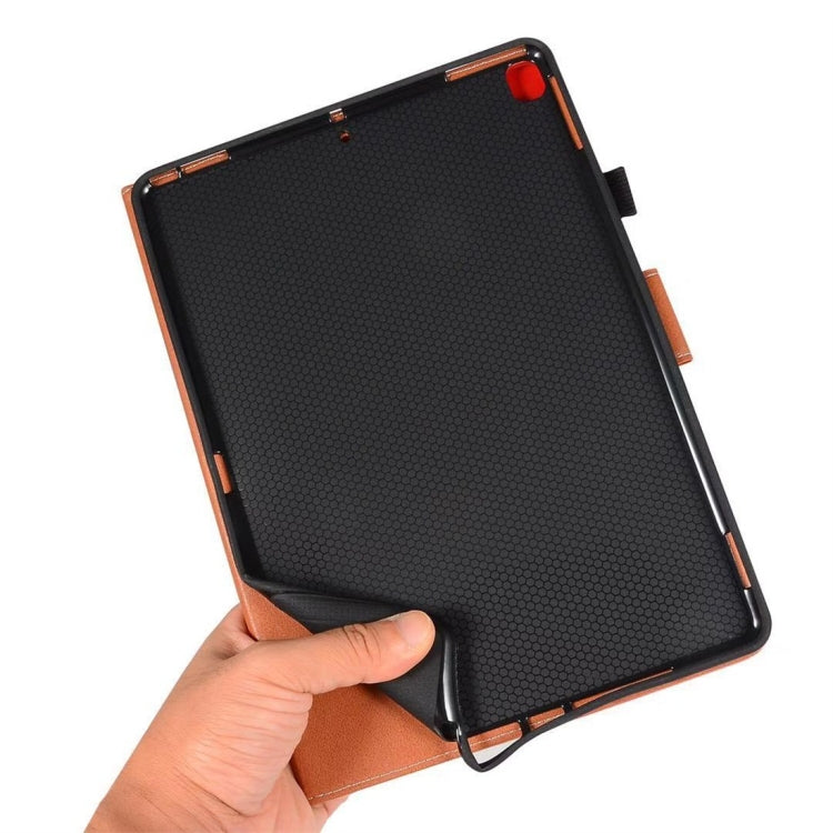 For iPad 10.2 / Pro 10.5 inch Business Book Style Horizontal Flip Leather Case with Holder & Card Slots & Wallet